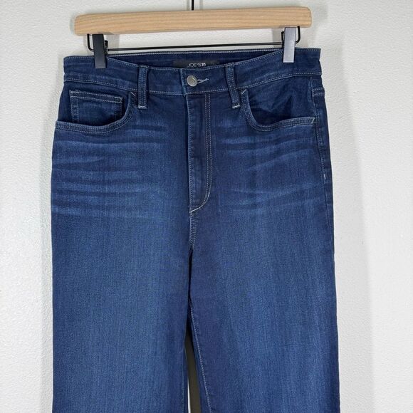 Joes Jeans High Rish Straight Leg Dark Wash Denim Women’s Size 30 Long - Picture 2 of 7